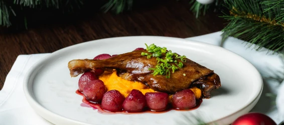 Winter menu at Mesto Vstrechi restaurant