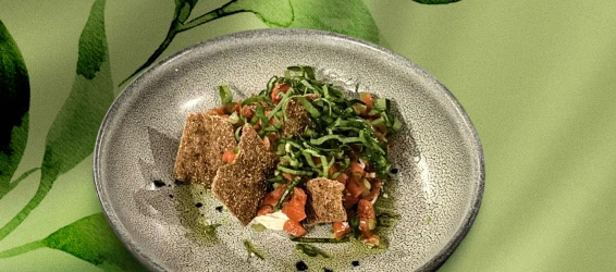 Ramson season at "Mesto Vstrechi" restaurant